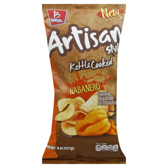 Barcel Artisan Style Kettle Cooked Potato Chips Habanero Flavor