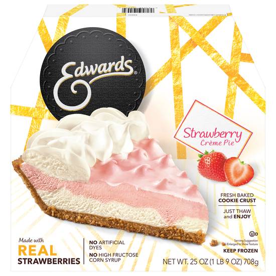 Edwards Strawberry Creme Pie (25 oz)