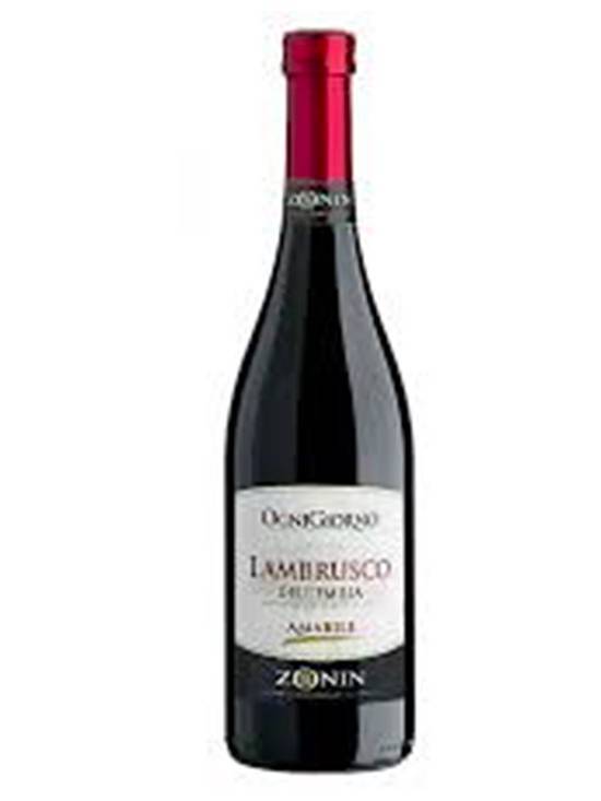 Vin Lambrusco rouge