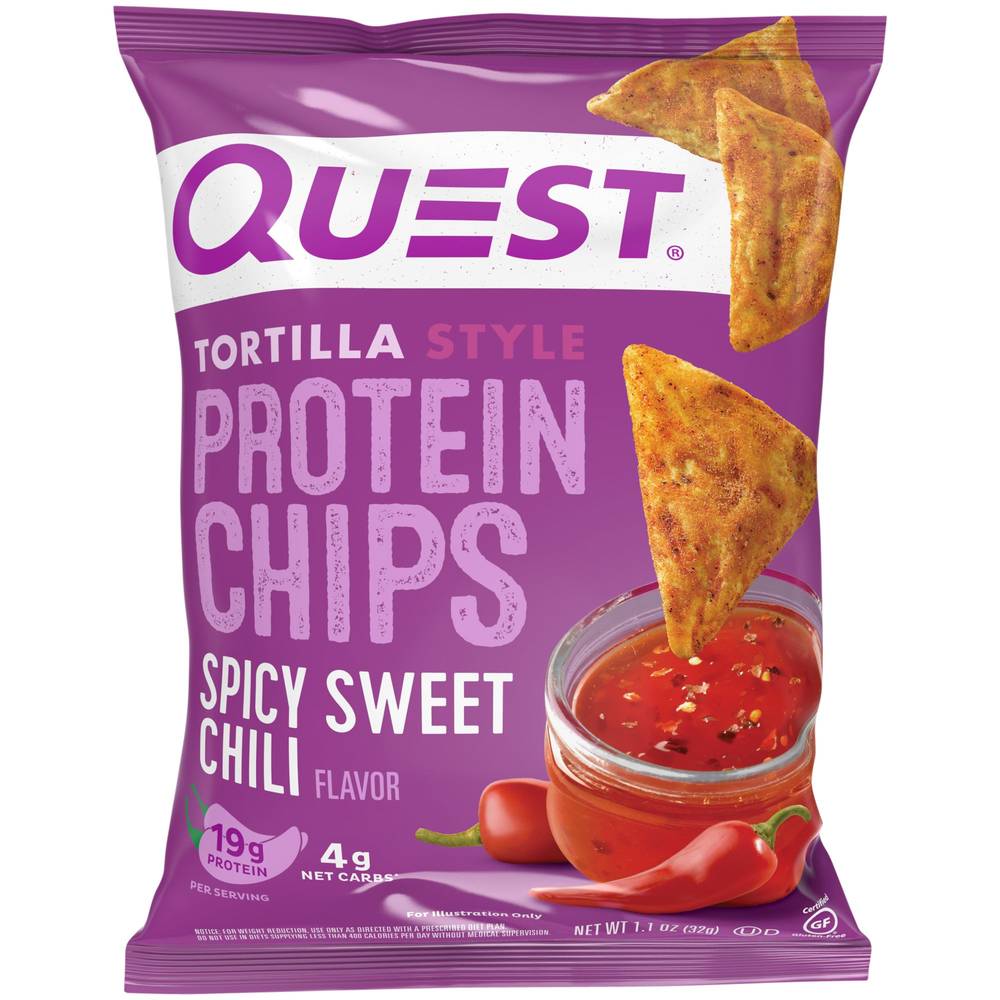 Quest Tortilla Protein Chips, Spicy Sweet Chili (1.1 oz)