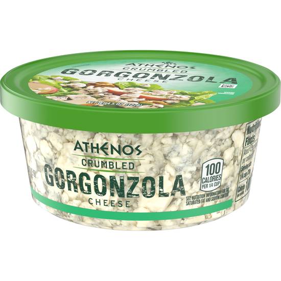 Athenos Crumbled Gorgonzola Cheese (4.5 oz)