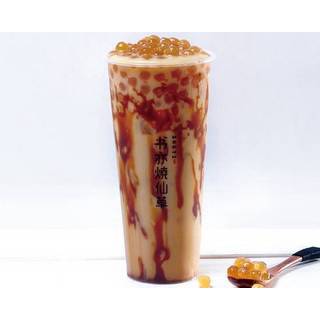 Caramel Bubble Milk Tea (600ml) 焦糖珍奶 (600ml)