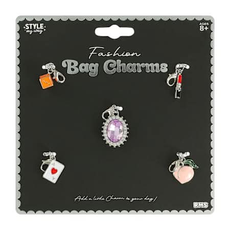 Fashion Bag Charms 5-Pack Edgy