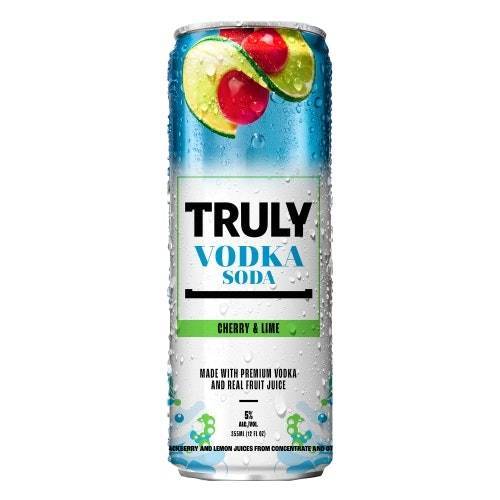 Truly Vodka Soda Cherry & Lime (4x 12oz cans)