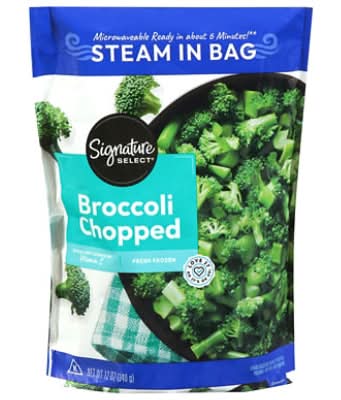 Signature Select Broccoli Chopped Steam Bag (12 oz)