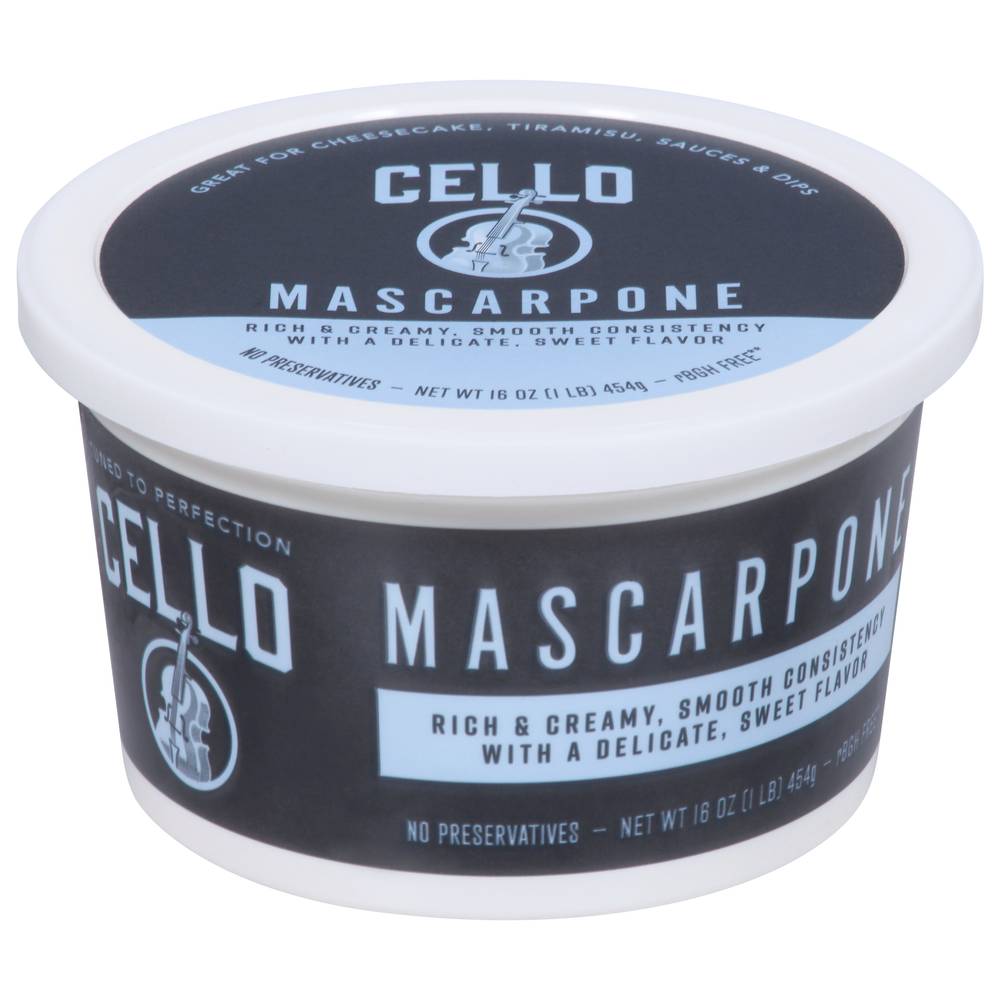 Cello Mascarpone, Rich Creamy (16 oz)