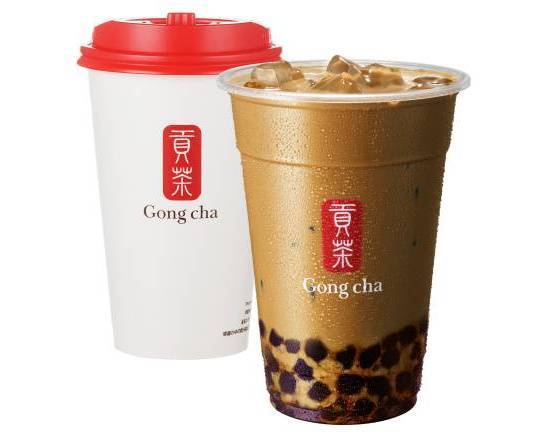 タピオカ 焙じ茶 ミルクティー Tapioca Hojicha Milk Tea