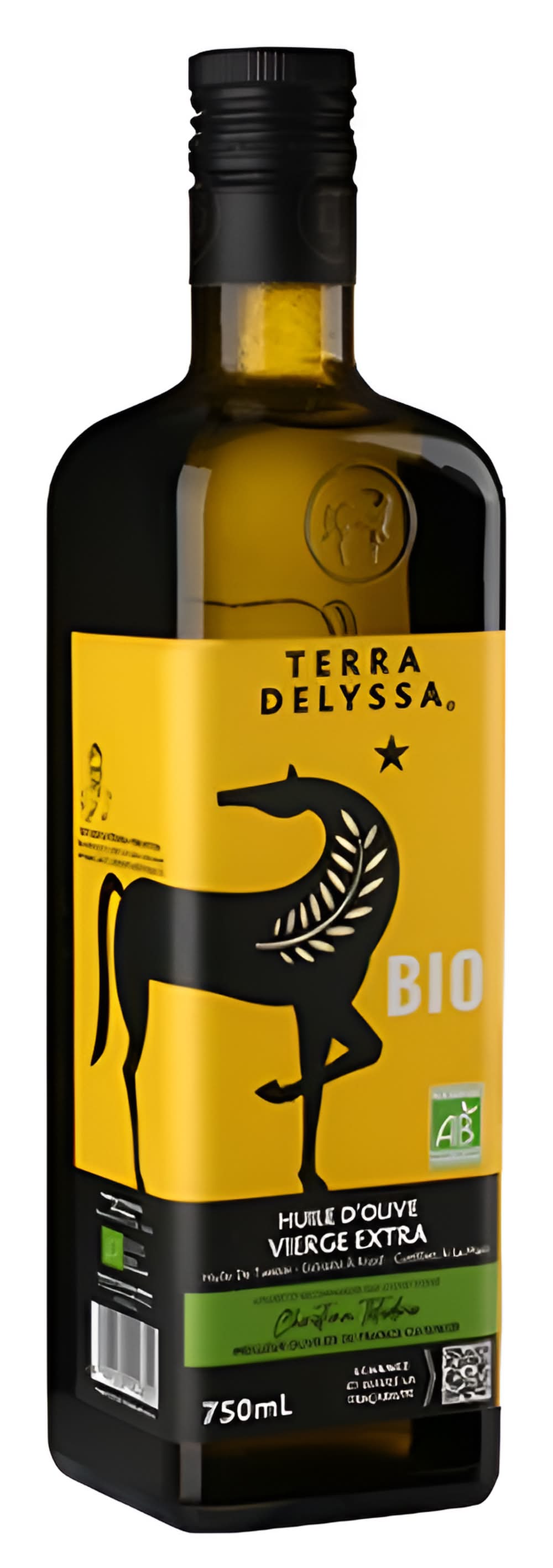 Terra Delyssa - Huile d'olive extra vierge biologique (750ml)