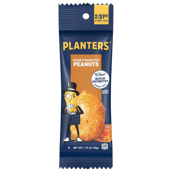 Planters Roasted Peanuts (honey)