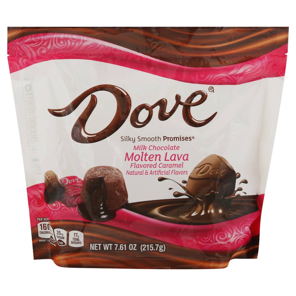 Dove Smooth Promises Molten Lava Flavored Caramel Milk Chocolate (7.61 oz)