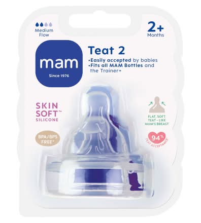 MAM Medium Flow Teat 2+ Months (60g)