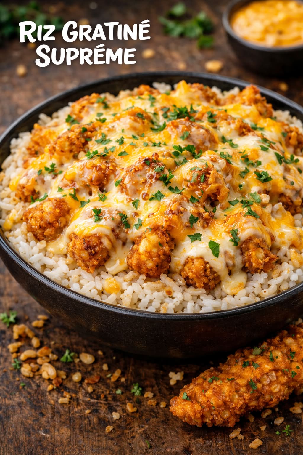 🧀 5️⃣ Riz Gratiné Supreme