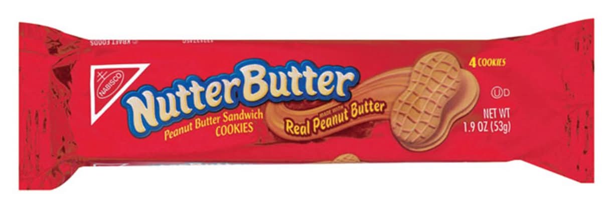 Nutter Butter Peanut Butter Cookies 1.9 Oz Packet