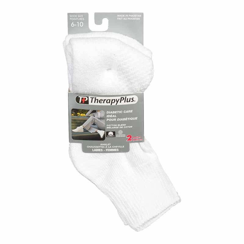 Therapy Plus Diabetic Socks White (1 pair)