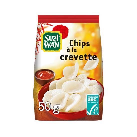 Suzi Wan - Chips à la crevette (50g)
