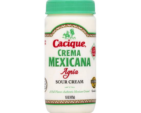 Cacique Ranchero · Crema Mexicana Agria Mexican Sour Cream (15 oz)