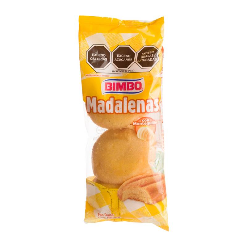 Bimbo madalenas con mantequila (bolsa 93 g)