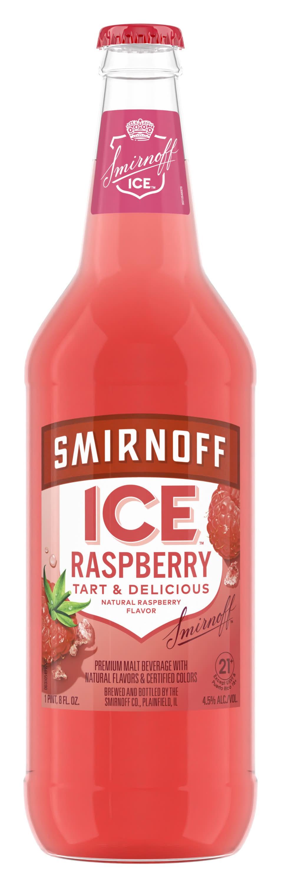 Smirnoff Ice Raspberry Malt Drink (24 fl oz)