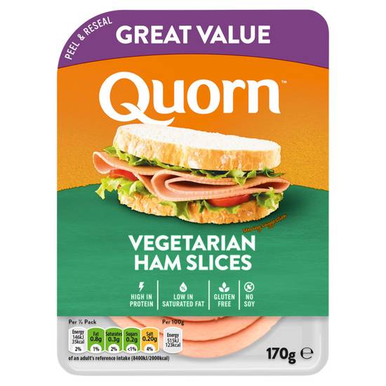 Quorn Vegetarian Ham Slices 170g