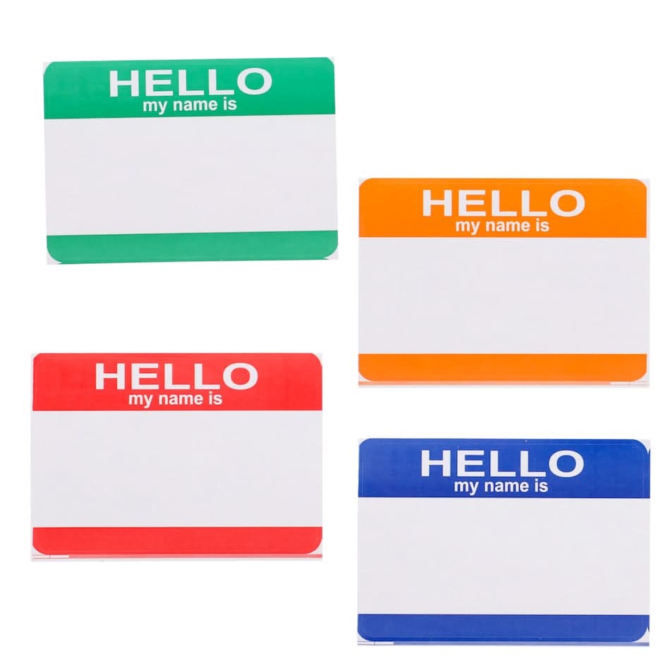 Jot Name Badge Labels (25 ct)