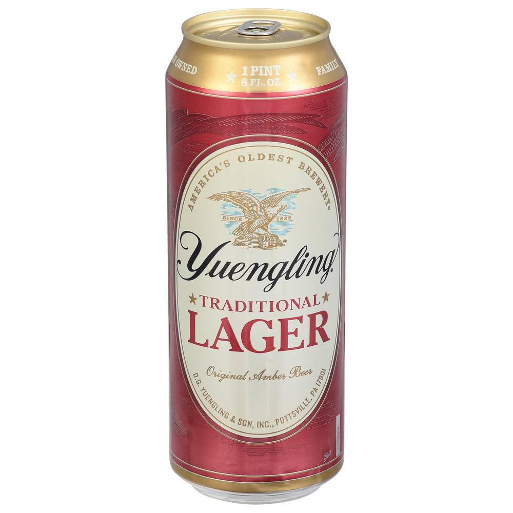 Yuengling Domestic Lager Beer (24 fl oz)