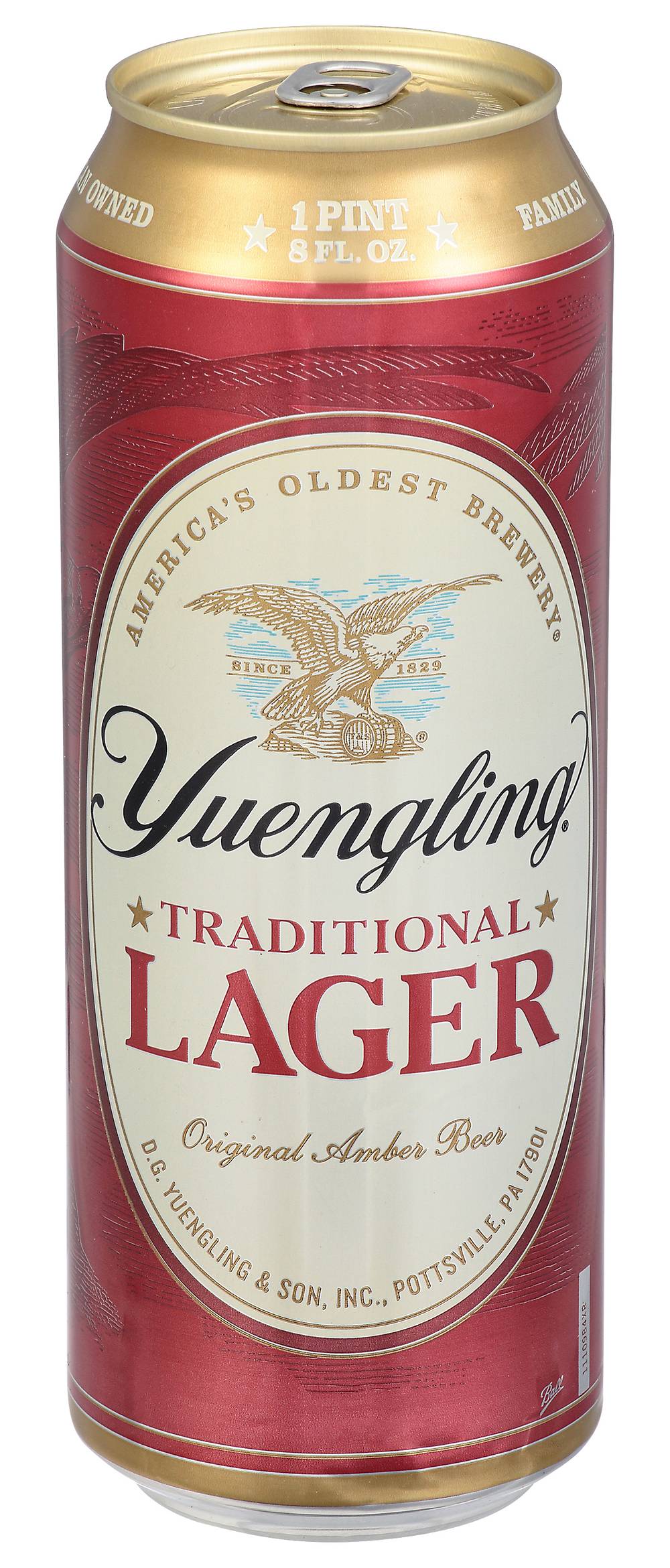 Yuengling Traditional Lager Beer, 1829 (24 fl oz)