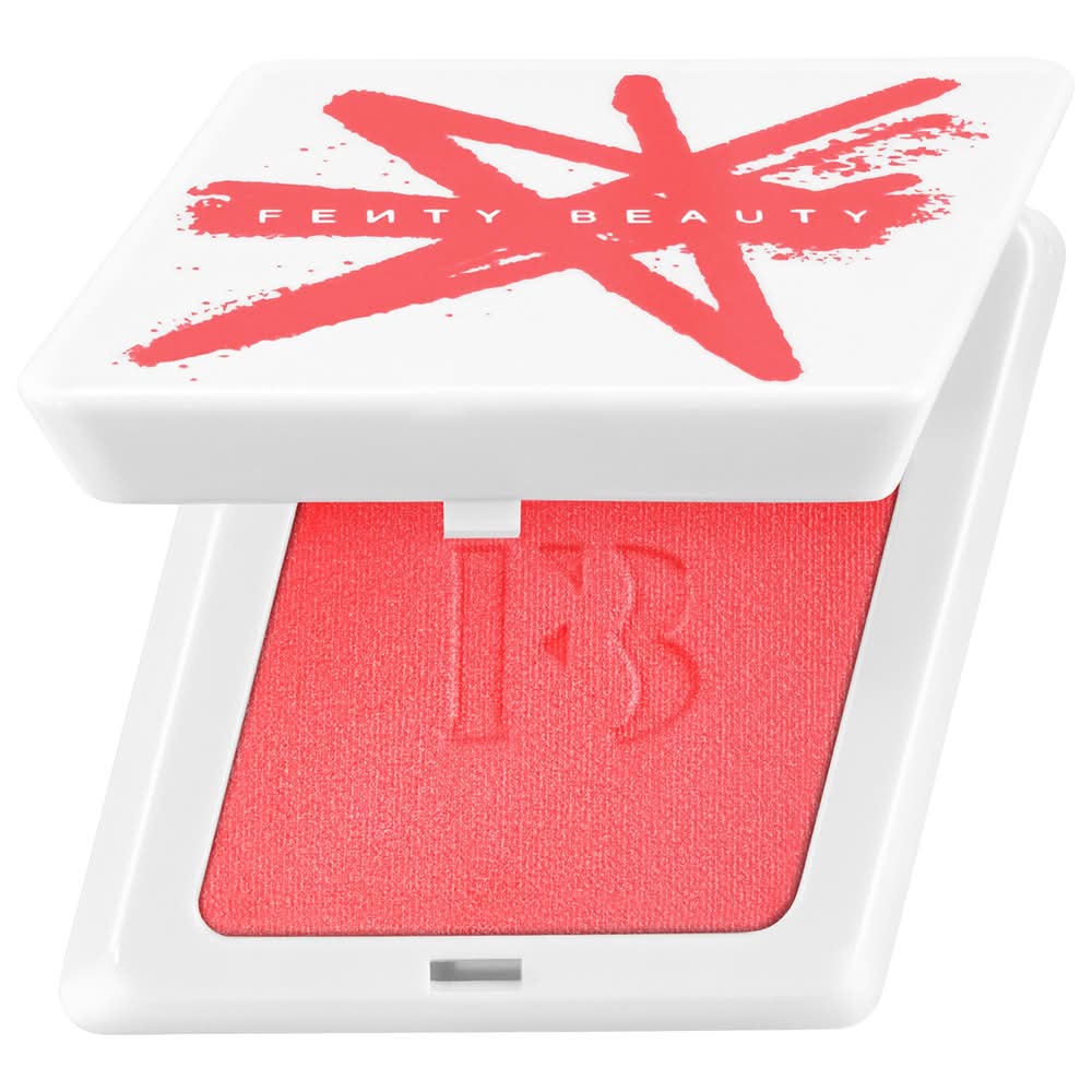 Fenty Beauty By Rihanna Fenty Cheeks Suede Waterproof Powder Blush Lolly Poppy