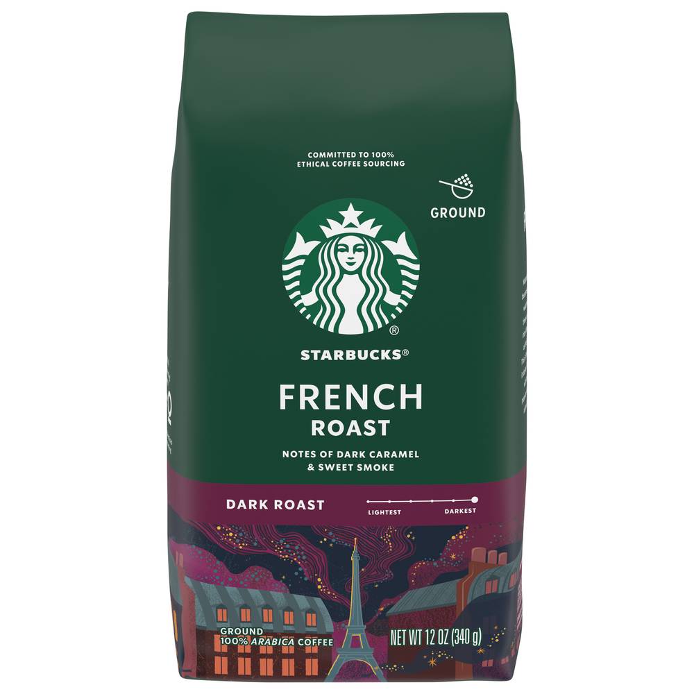 Starbucks French Roast Ground Dark Coffee