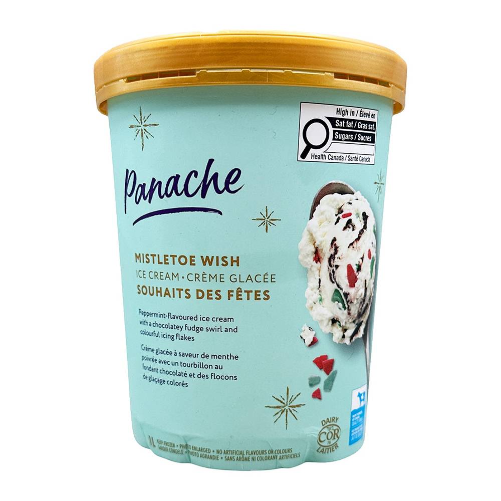 Panache Mistletoe Wish Ice Cream, Pepermint (1 L)