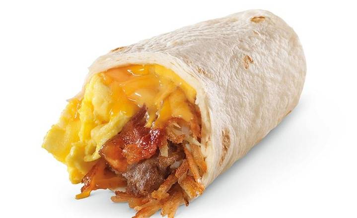 Bacon and Sausage Burrito