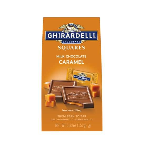 Ghirardelli Caramel Filled Milk Chocolate Squares, 5.32Oz.