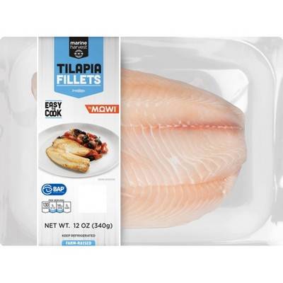 Marine Harvest Tilapia Fillets Portion (12 oz, 2 ct)