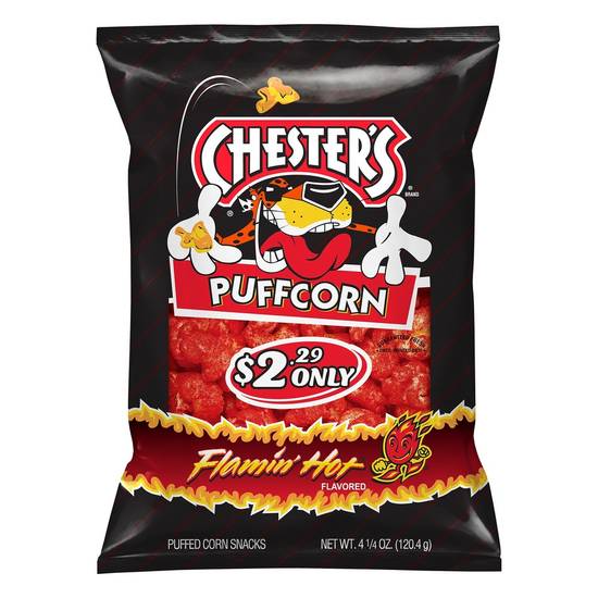 Chester's Hot Puff Corn (4.25 oz)