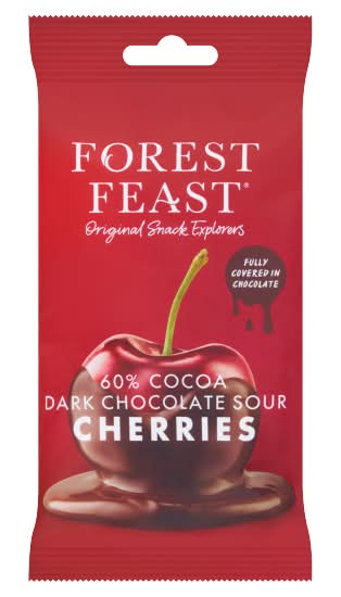 Forest Feast 60% Cocoa Dark Chocolate Sour Cherries (40g)