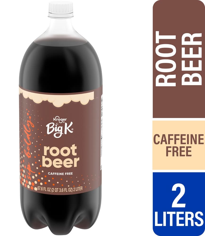 Big K® Root Beer Caffeine Free Soda Bottle