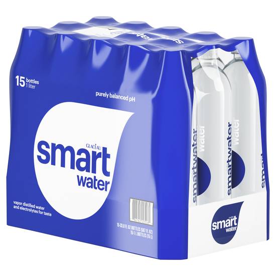Smartwater Pure Water (15 pack, 33.8 fl oz)