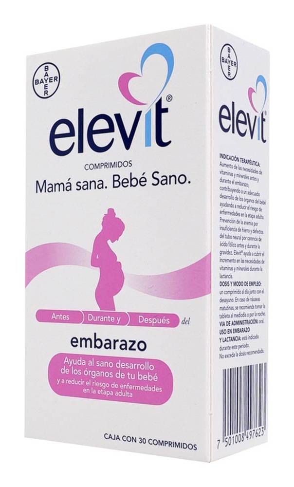 Bayer · Elevit embarazo comprimidos (30 un) (30 un)