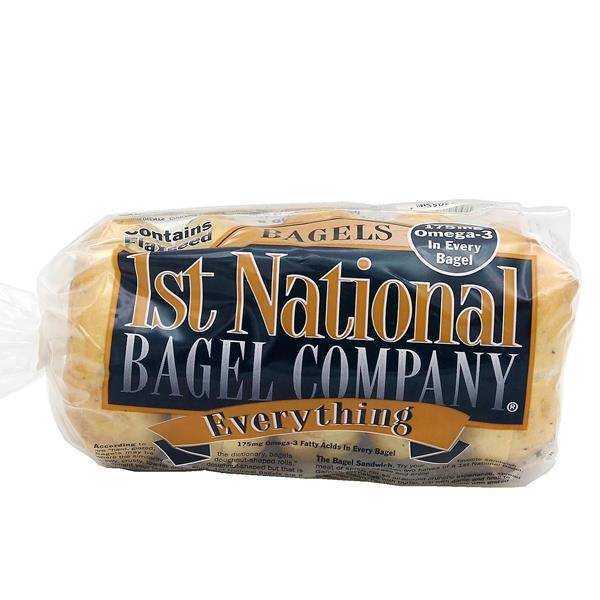 1st National Everything Bagel 5Ct