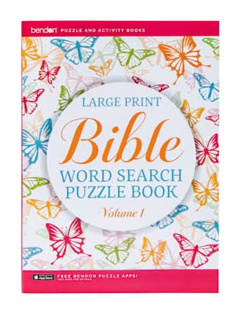 Large Print Bible Word Search Puzzle Book Vol 1