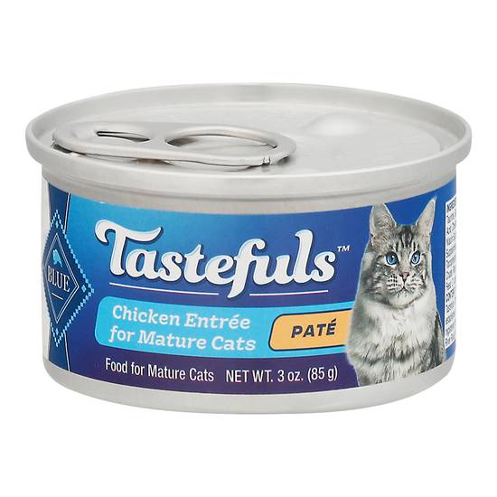 Blue Buffalo Blue Tastefuls Pate Chicken Entree Food For Mature Cats