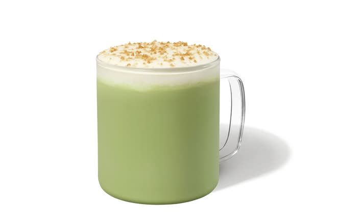 Toffee Nut Matcha Latte
