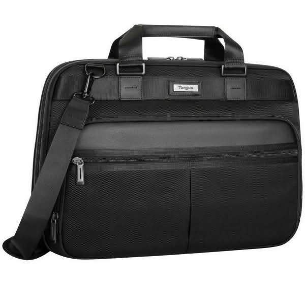 Targus® Mobile Elite TBT045US 15.4" Briefcase Laptop Bag, Black