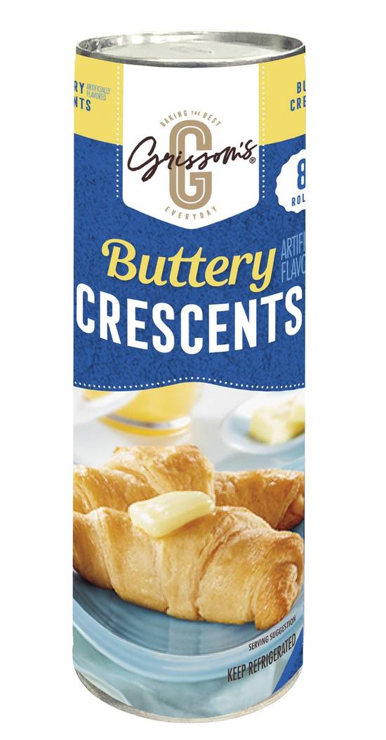 Grissom's Buttery Crescents Rolls (8 oz)