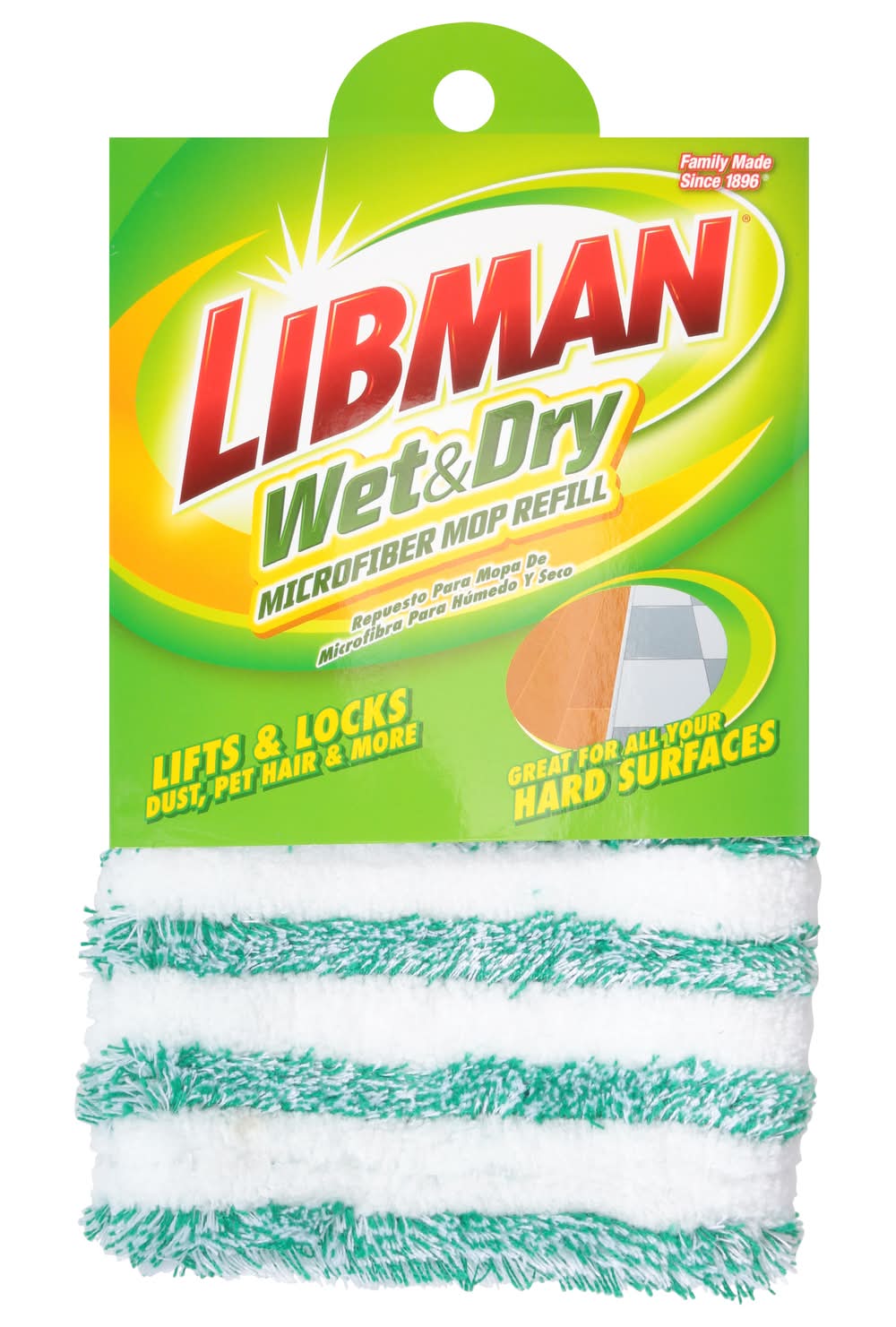 Libman Wet & Dry Microfiber Mop Refill (3.3 oz)