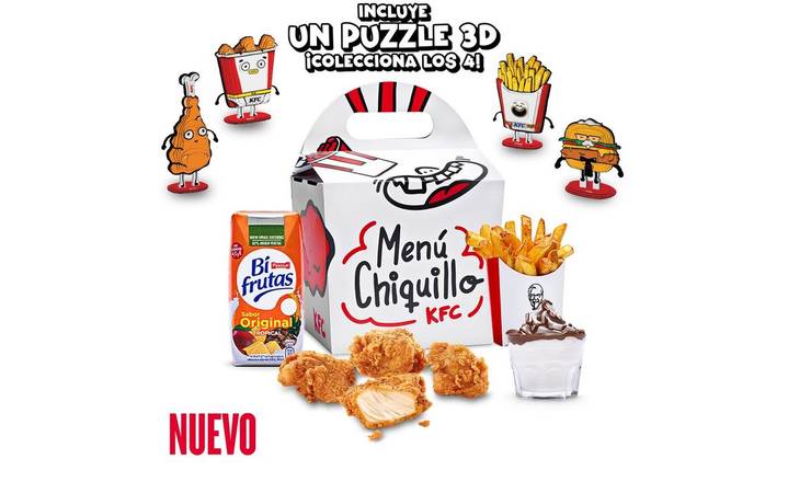 Menú Chiquillo Nuggets