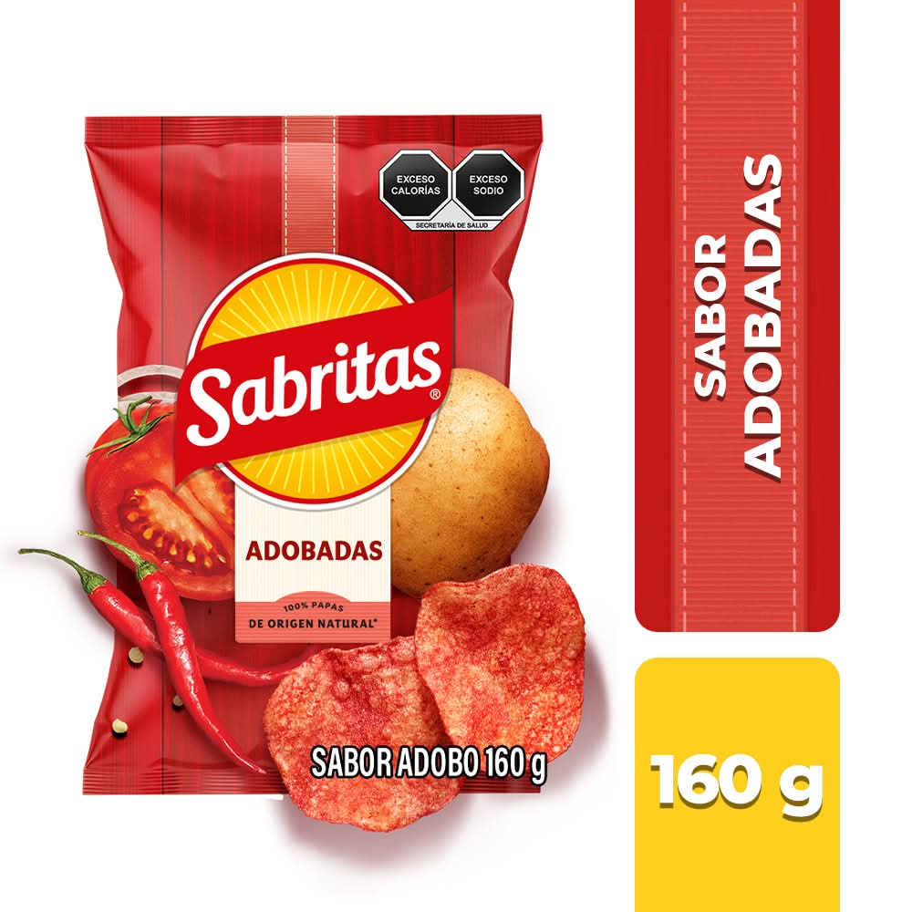Sabritas · Papas fritas, adobo (170 g)