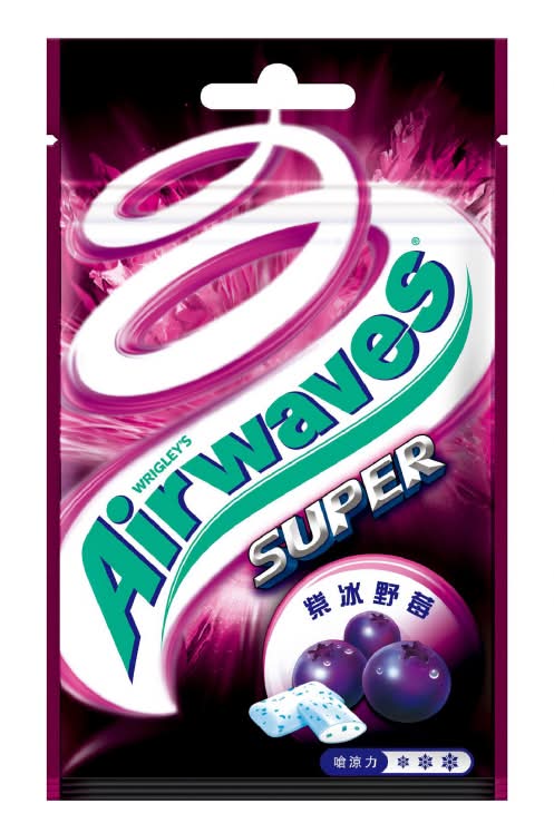 Airwaves口香糖紫冰野莓(袋)