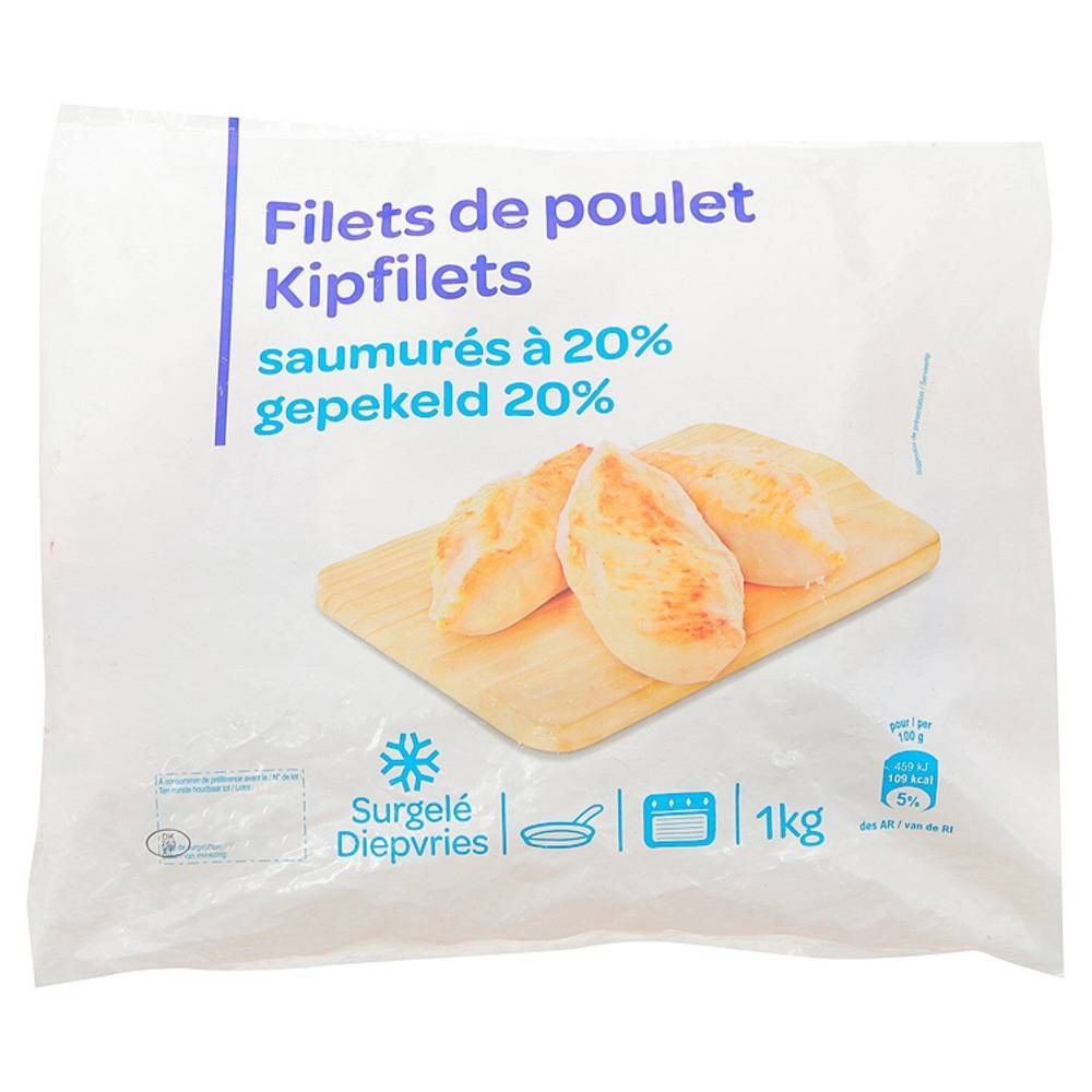 Carrefour - Filets de poulet (1kg)