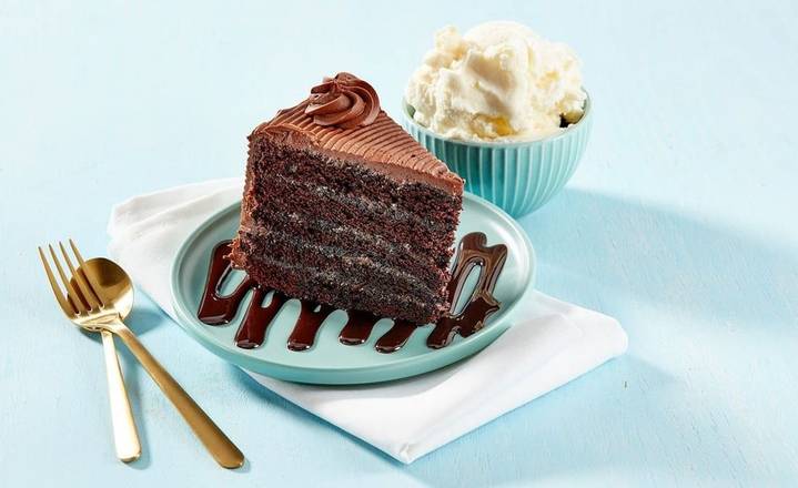 Chocolate Cake w/ Ice Cream