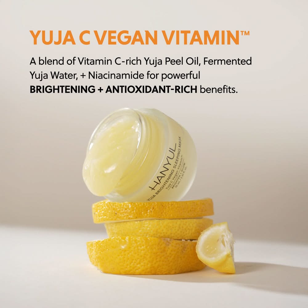 フェイスクリーム yujun Hanyul Korean Yuja Brightening Sleeping Mask & Moisturizer with